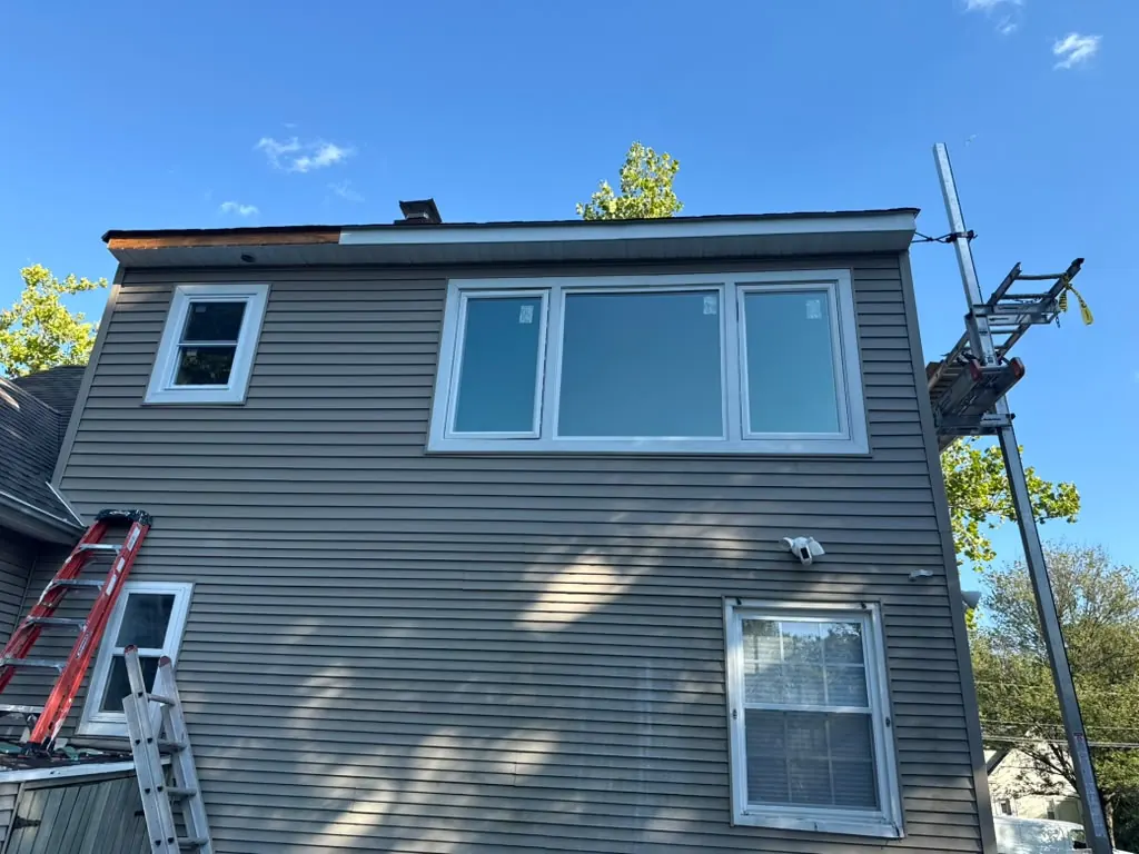 House with new siding and windows